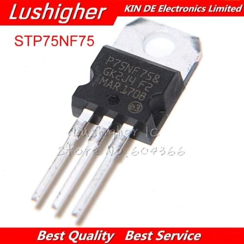 10PCS STP75NF75 TO220 P75NF75 TO-220 75NF75 transistor