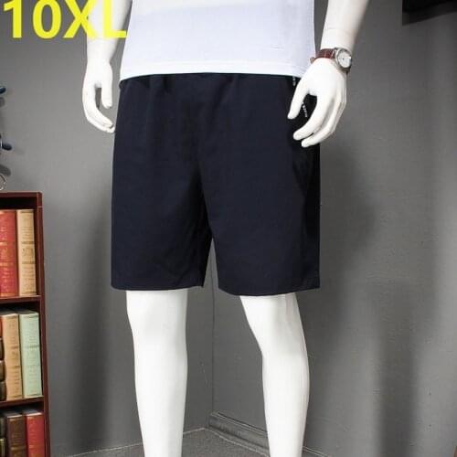 10XL 9XL 8X Casual Shorts Men Fit Summer Fashion Breathable Male Brand Clothing Shorts Homme Trousers Big Size