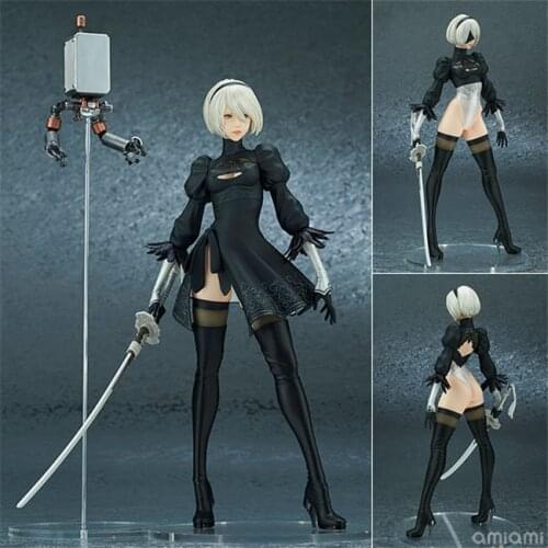 28cm Game NieR Automata YoRHa No. 2 Type B 2B DX Ver. Statue Action Figure Model Toys