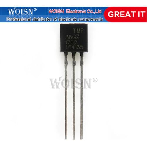 5PCS TMP36GT9Z TMP36GZ TMP36 TO-92 temperature Transistor new original In Stock