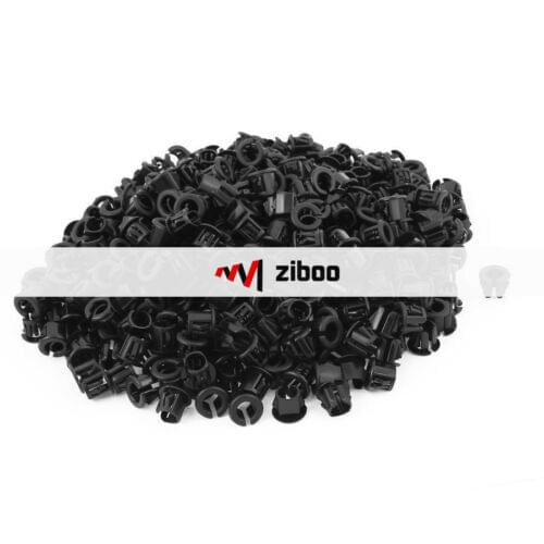 500Pcs OSB-10 6mm Wire Hole Dia Cable Harness Protector Snap Bushing 9.8x11.8mm