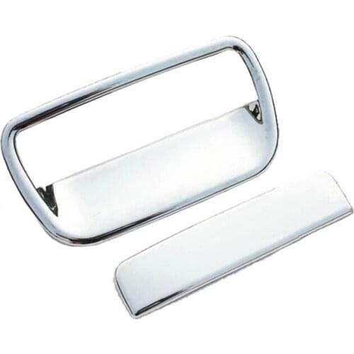 Car Accessories Rear Door Handle Bowl Tail Door Bowl Cover For March Micra K13 2010 2011 2012 2013 2014 ABS Chrome 2pc Per Set