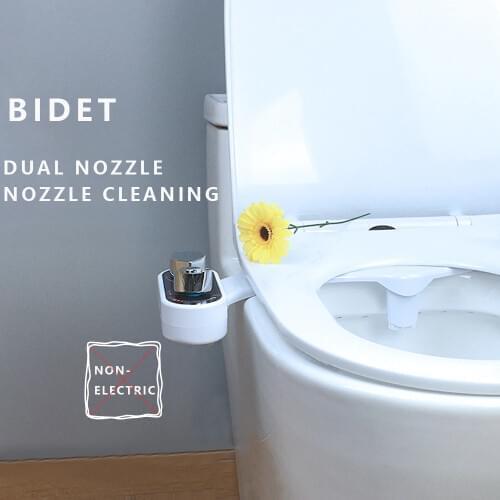 Bidet non electric hot cold bidet toilet seat sprayer bottom cleaning sprinkler nozzle self-cleaning water gun Muslim Shower