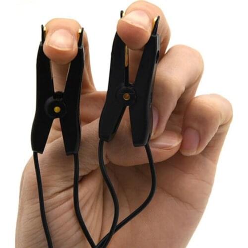 Electric Shock Device Sex Toy Climax Clip Nipple Clitoral Stimulation Double Electrode Fetish For Couples DIY Accessories
