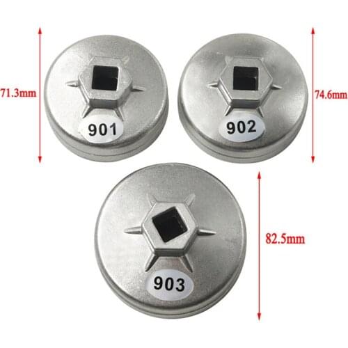 Wrench Car Tool 901 902 903 Cap Oil Filter Wrench 1/2" Square Drive Removal Tools Socket Spanner Hand Tool