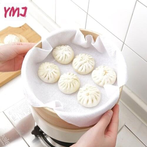 Cotton Cloth Steamer Mat Cooking Tool Square Cotton Gauze Drawer Steamer Mat Stuffed Bun Steamed Bread Steamer Kitchen Utensils