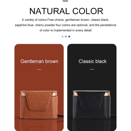 Leather Earphone Case for Sony WF-1000XM3 Bluetooth Headset Magnetic Case Full Cover Protective Storage Box Bag