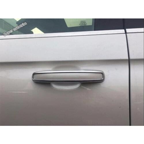 Lapetus Outside Car Door Doorknob Handle Pull Cover Trim 4 Piece / Set Fit For Ford Expedition 2018 ABS / Accessories Exterior