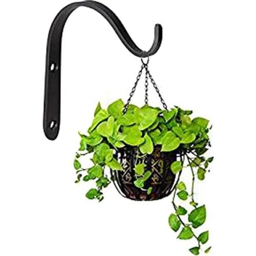 Wall Hook 10pcs/Set Wrought Iron Wall Hook Hanging Lantern Living Room Balcony Flower Pot Hook Antique Home Decoration