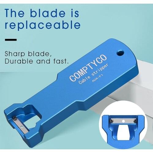 NEW AUA-F1 Optical Fiber Tool Longitudinal Stripper Cable Jacket Slitter 8.5mm 10.4mm 14mm Cable Sheath Cutter Slitter