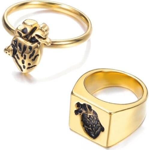 Couples Matching Heart Ring His or Hers Wedding Band Comfort Fit Promise Ring Real Love Valentines gift