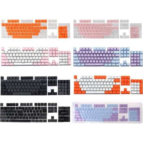 Translucent Double Shot PBT 104 KeyCaps Backlit for cherry MX Keyboard Switch
