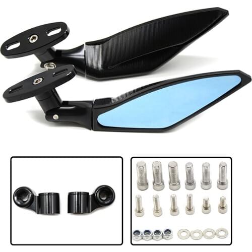 Handlebar Racing Motorcycle Side Mirror Motorbike Back Rearview Mirror For Honda yamaha hyosung suzuki kawasaki BMW