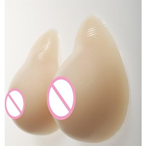 Artificial Skin Silicone Breast 1400g/pair Cross dresser Cosplay Shemale Boobs Mastectomy Breast Forms Enhancers