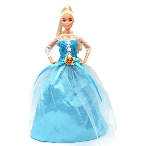 Fairytale Princess Dress Outfit Set for Barbie 11 Inches BJD FR SD Blyth Doll Clothes Dollhouse Role Play Accessories