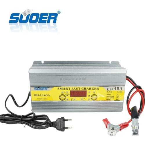 Suoer【 Battery charger 】LCD display charger Fully Auto Digital battery Charger (MH-1240A)