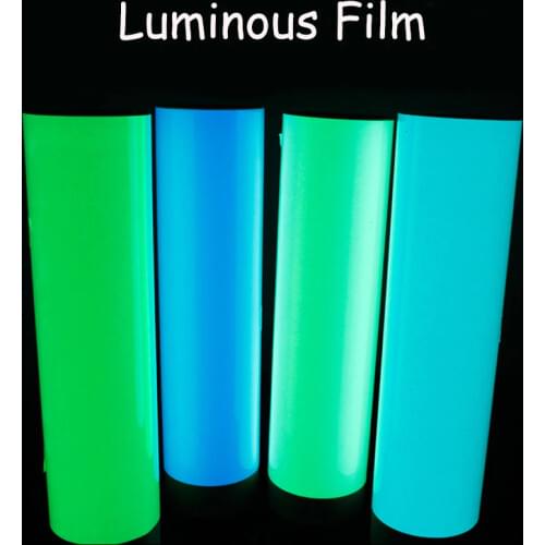 A4 Size Luminous Film for Green or Blue Light High Quality High Brightness Luminous Sticker Fluorescent Sticker