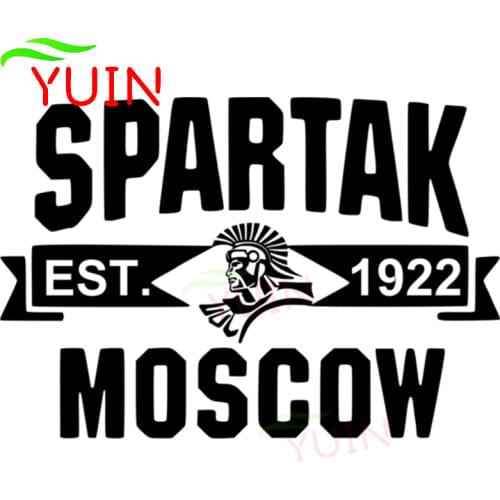 Funny Spartak Moscow Car Sticker Personality Cars Accessory PVC Body Window Decoration Decal Waterproof Anti-UV Stickers
