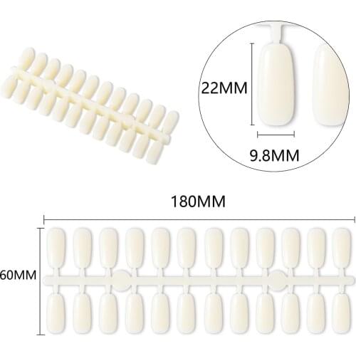 240 Tips /lot Professional Nail Tips Blanks Round Nails Gel Polish Display Card Book Color Board Chart Art Salon Manicure Tool