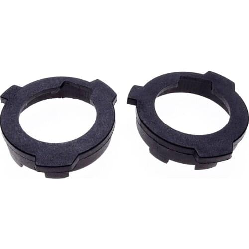 1 Pair Car Headlight H7 LED Bulb Holder Adapter Auto Decorative Parts for VW Polo Lavida Lamando Touran Tiguan for Skoda Octavia