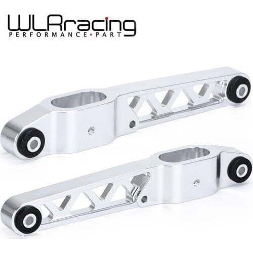 1 Pair Rear Billet Aluminum Lower Control Arms For 92-95 Honda Civic 94-01 Acura Integra Type-R JDM Strut Suspension
