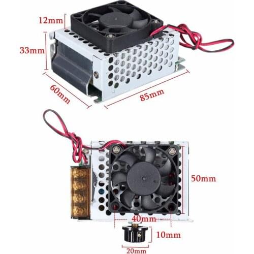 4000W 110-220VAC Voltage Regulator Dimmer ​​Controller Module