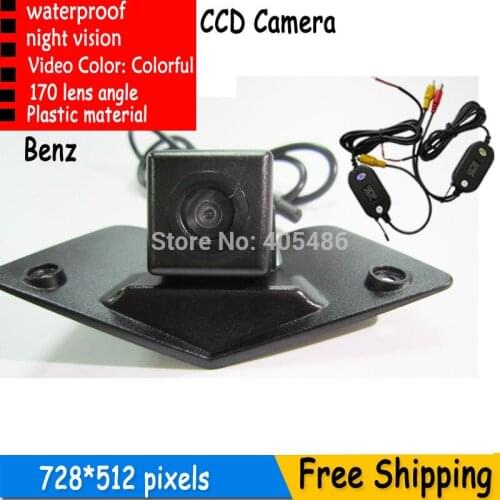 Wireless car parking Front view camera CCD car Logo mark for Benz Mercedes Vito Viano A B C E G GL SLK GLK SL R GLA CL CLA AMG