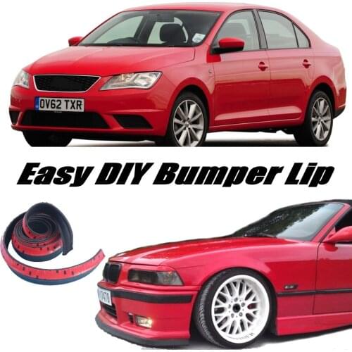 NOVOVISU Bumper Lip Deflector Lips For SEAT Toledo Front Spoiler Skirt For Car Tuning View / Body Kit / Strip