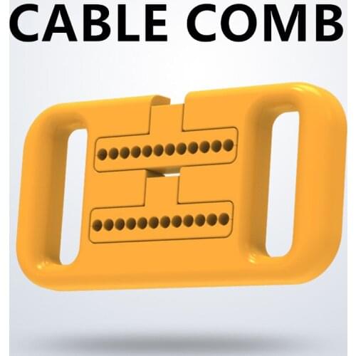 Generic cabling cable combing tool artifact With bridge cable fixer It supports category 5 and category 6 network cables ABS