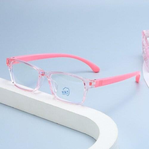 Childrens Anti-blue Light Glasses New Boys And Girls Silicone Computer Goggles Baby Flat Eyeglasses Protection Eye