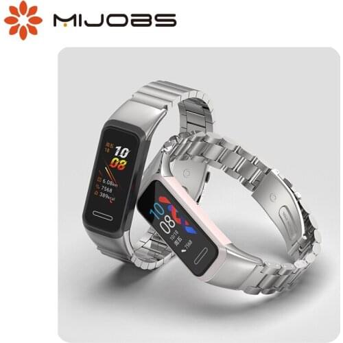 For Huawei Band 4 Strap Metal Bracelet For Huawei Band 5i Stainless Steel Bracelets