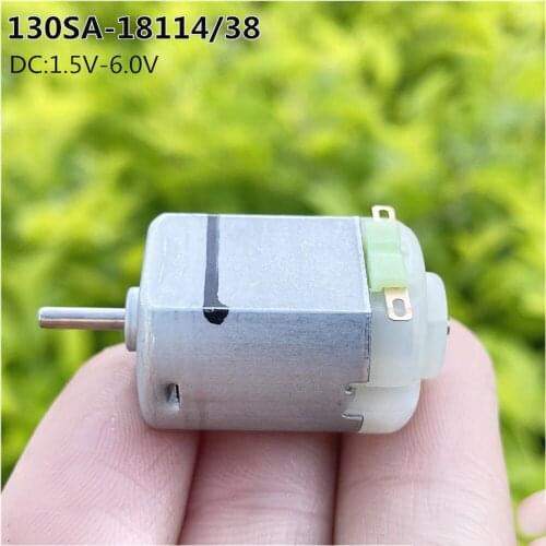 5PCS/lot Micro Mini 130 Carbon Brush Electric Motor DC 1.5V 3V 6V 18000RPM High Speed Strong Magnetic For RC 4WD Toy Car/ Fan