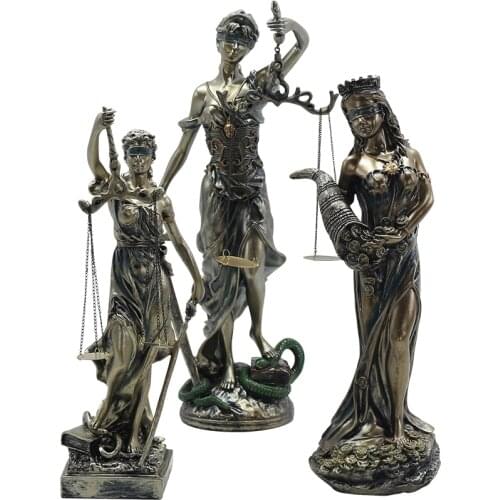 GREEK MYTHOLOGY JUSTICE GODDESS THEMIS WEALTH GODDESS STATUE GODDESS JUSTICE OFFICE PRESENTS GIFTS DECORATION CRAFTS R2677