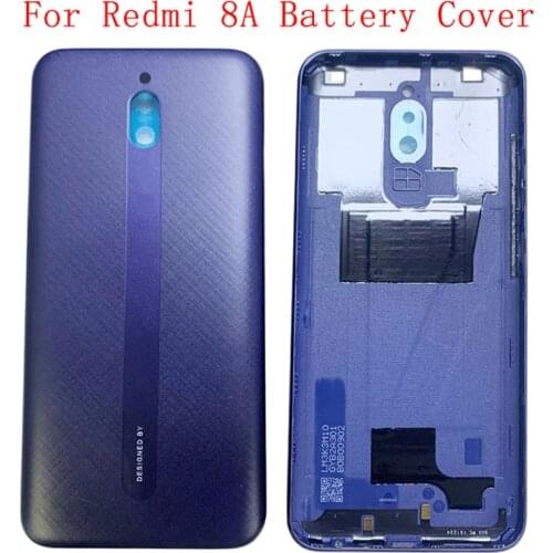 Battery Cover Rear Door Back Case Housing For Xiaomi Redmi 8A Battery Cover with Logo Replacement Parts