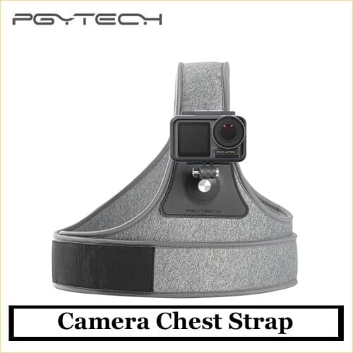 Original PGYTECH Osmo Action Camera Chest Strap for DJI Osmo Pocket/Osmo action Gopro hero 7 6 5 yi 4K Chest Mount Harness