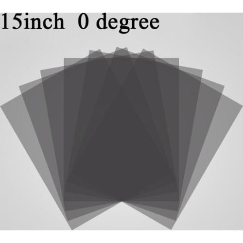 New 15inch 15 inch 0 degree Glossy LED/LCD Polarizer Polarizing Film for LCD LED IPS Screen for TV LCD Monitor