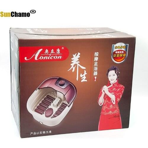 New Fashion Bubble Foot Barrel Heating Massage Foot Bath Electric Constant Temperature Foot Bath Foot Pedicure Activity Gift