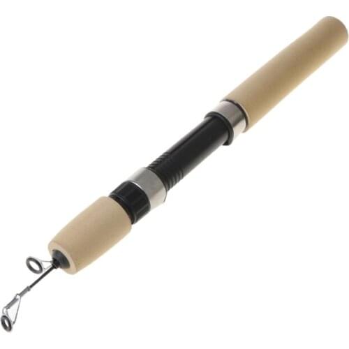 60CM Portable Pocket Winter Ice Fishing Fish Rod Mini Tackle Spinning Casting