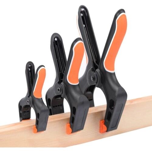 Spring Clamp 9 Inch Nylon Pivoting Jaw Nose Ergonomic Handle Strong Grip Clips Hand Tools