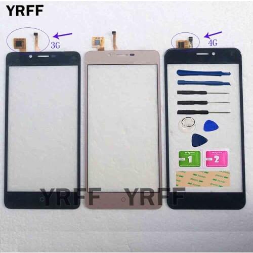Sensor Touch Screen For Vertex Impress Lion 3G / 4G Touch Screen Glass Digititzer Panel Front Glass 3M Glue
