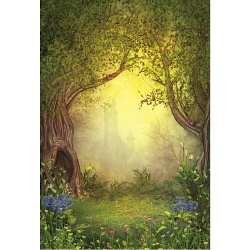 Fairy Tale Wonderland Backdrop Forest Squirrel Photography Background Newborn Birthday Wedding Xmas Photo Booth Studio Props