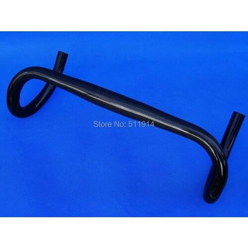 FLYXII Brand New Full Carbon Glossy Road Bike Bicycle Handlebar 31.8mm HB-013