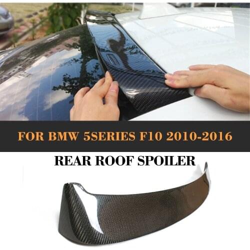 Carbon Fiber Car Roof Spoiler Wing for BMW F10 5 Series 520 523 535 2010 - 2016