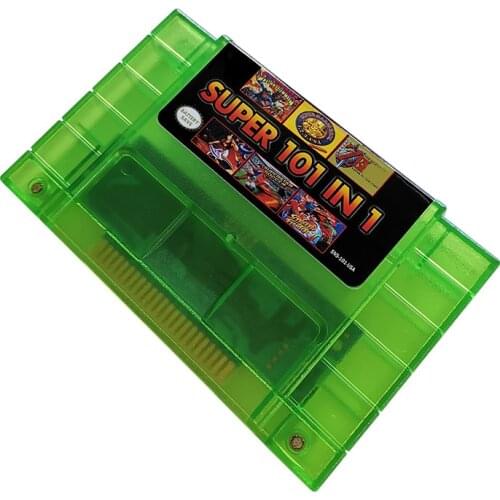 Super 101 in 1 Video Game For Snes Cartridge 16 BIT - NTSC US - Super NES - With Fast Shipping