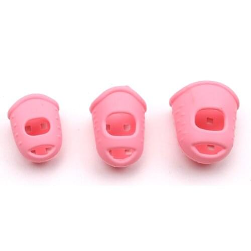 Kalimba Finger Protectors, 5Pcs Silicone Thumb Picks 3 Sizes Accessories