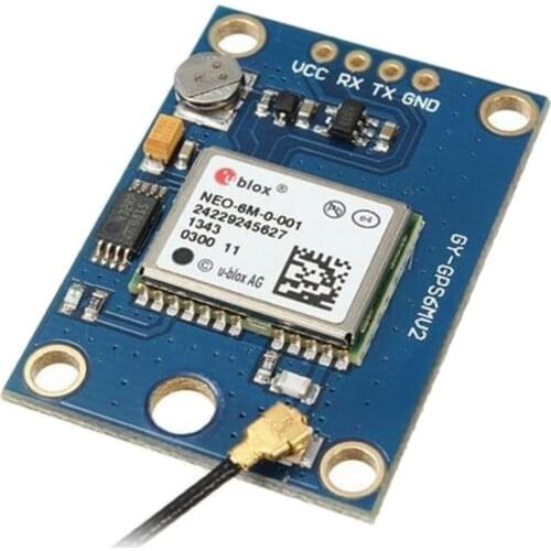 1 Set GY-GPS6MV2 NEO-6M Flight Controller GPS Module Signal Strong NEO6MV2 Buit-in EEPROM For Arduino