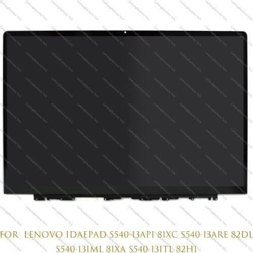 13.3-Inch LCD Screen Display Panel Touch Digitizer Assembly For Lenovo Idaepad S540-13API 81XC S540-13ARE 82DL S540-13IML 81XA