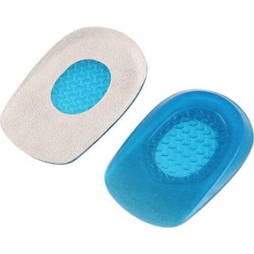 500pair Silicone Gel feet Cushion Foot Heel Elastic Care Half Insole Shoe Pad With Cloth Anti-fatigue tools DHL