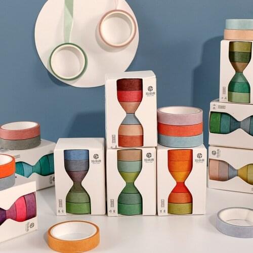 6 pcs/lot Kawaii Scrapbooking Washi Tape Cute Decorative Masking Tape Journal Diary Stickers Korean Stationery 012