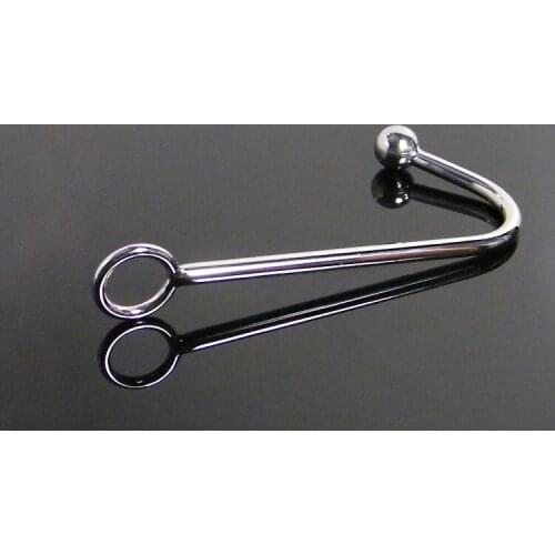 Stainless Steel Anal Hook With Ball Metal Butt Plug Adult Sex Toy For Couple Sex Product Free Shipping Fetish Chastity Device